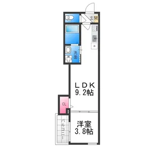 F asecia Phanes【1階】の間取り