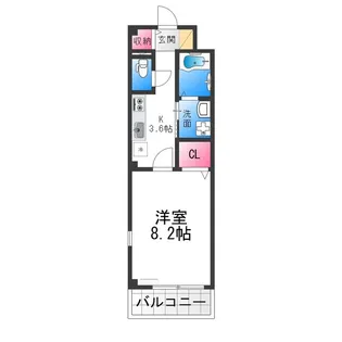 ユーヴェSⅢ【2階】の間取り
