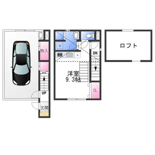 ネオガレ初芝【2階】の間取り