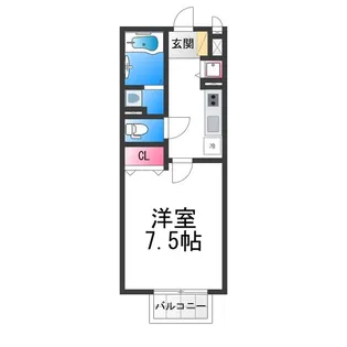 シャルマンコート【1階】の間取り