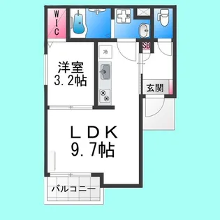 REGALEST Havena【1階】の間取り