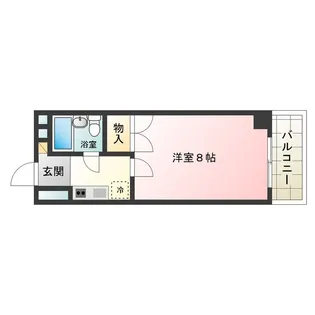 ARKⅡ【408号室】の間取り