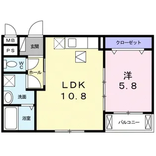 Natural−maison【2階】の間取り