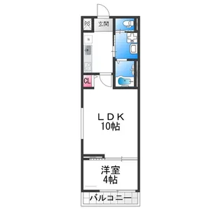 LOVE it 堺東 (ラヴィット)【1階】の間取り
