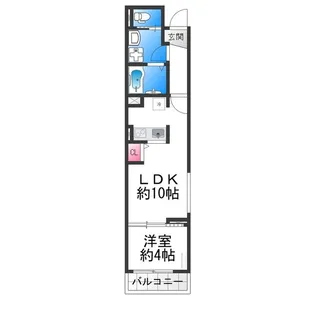 LOVE it 堺東 (ラヴィット)【2階】の間取り