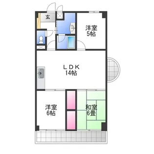 3LDKの間取り画像