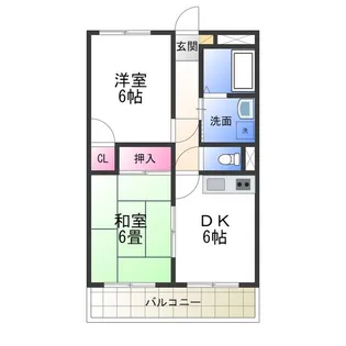 SENSE COURT 堺上野芝【3階】の間取り