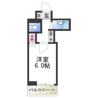 クリアサカイⅢ【305号室】の間取り
