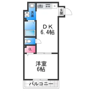 シティーコート堺東【5階】の間取り