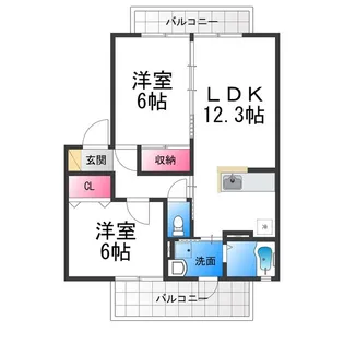 グラン・レーミオ【2階】の間取り