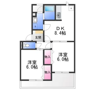 サンパティークⅠ【1階】の間取り