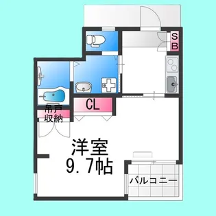 エヌエムトラントアン【3階】の間取り