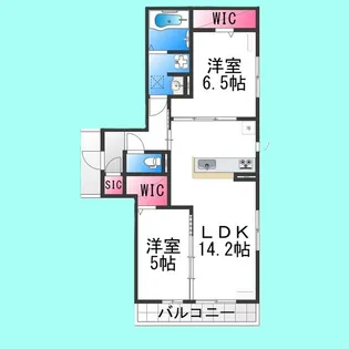 パサログランデ永代町【1階】の間取り