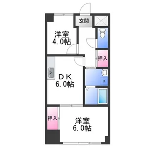 さんさん松原【2階】の間取り