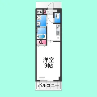 サザンクレスト堺【3階】の間取り