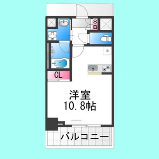 サザンクレスト堺東【6階】の間取り