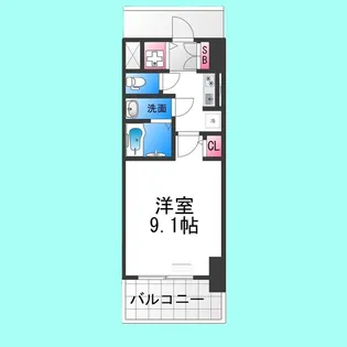 S-RESIDENCE堺blaze【204号室】の間取り