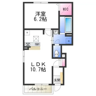 プログレスⅢ【1階】の間取り