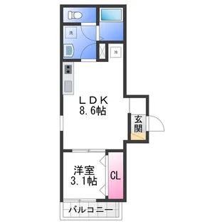 F+style上田3号館【1階】の間取り