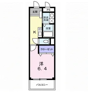 メゾン・ド・ミキPartⅠ【3階】の間取り