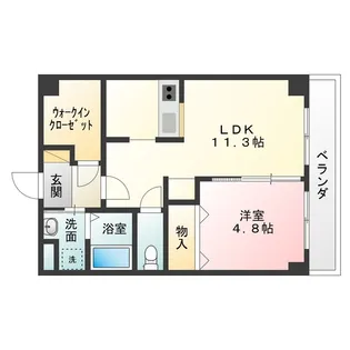 コンフォース マンテン レジデンス【1階】の間取り