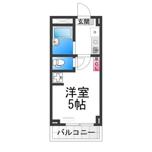 ゴールドクレスト【505号室】の間取り