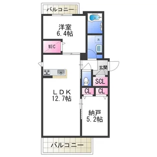 ハイツ ストラッセⅡ【3階】の間取り