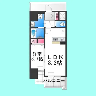 S−RESIDENCE堺blaze【11階】の間取り