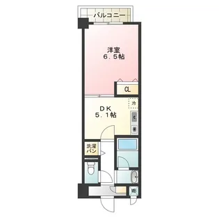 ドゥーロ北長尾【3階】の間取り