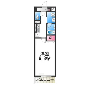 ドゥーロ北長尾【5階】の間取り