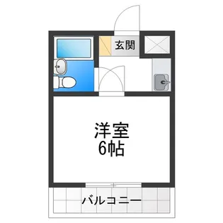 ライプハイツ【B-10号室】の間取り