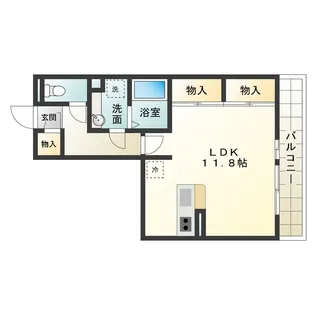 アネスティー【3階】の間取り