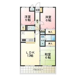 セントラル・コート【1階】の間取り