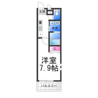 パル堺北花田Ⅰ番館【3階】の間取り