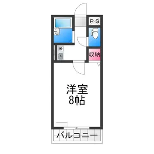 コスモ【4階】の間取り