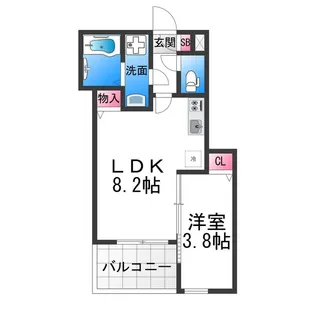 (仮称)ジーメゾン西湊ウィシエ【1階】の間取り