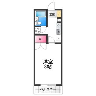 La・Vita梅町【203号室】の間取り