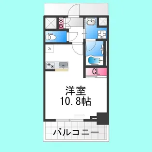 サザンクレスト堺東【4階】の間取り