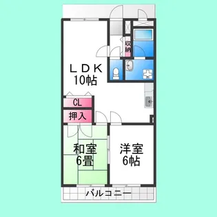 ラグジェレディK壱号館【3階】の間取り