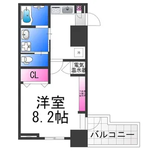 エヌエムキャトフヴァンサンク【8FA号室】の間取り