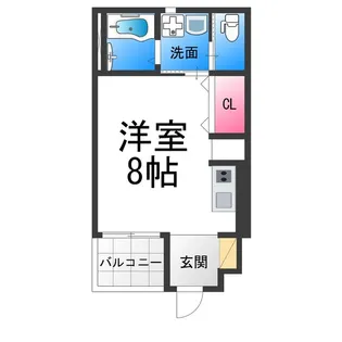 エヌエムトラントユイット【2階】の間取り