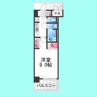 GLUCK MAISON S−SAKAI XVI【203号室】の間取り