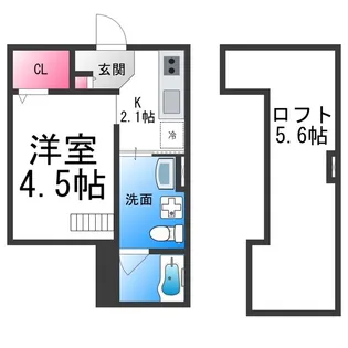 Secretariat(セクレタリアト)【102号室】の間取り