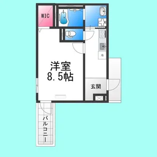 フジパレス湊ノース【2階】の間取り