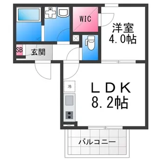 (仮称)ジーメゾン堺フィオーレ【3階】の間取り