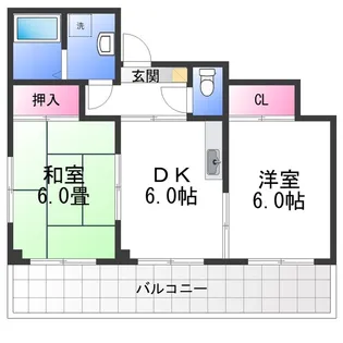 グルパ松原【3階】の間取り