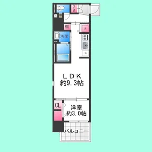 ARTIZA堺【12階】の間取り