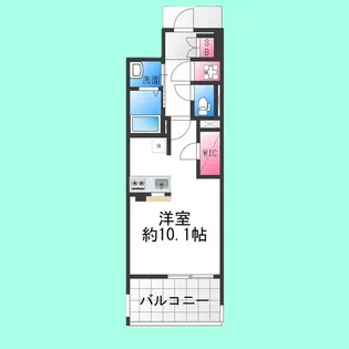 ArtizA堺【9階】の間取り