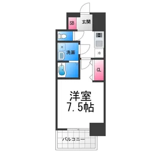 S−RESIDENCE堺浜寺broad【8階】の間取り