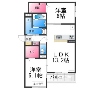 Liberty Island 【1階】の間取り